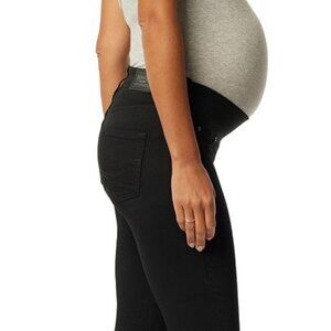 Signature by Levi Strauss Gold Women Maternity Baby Bump Skinny Jeans Sz L Black